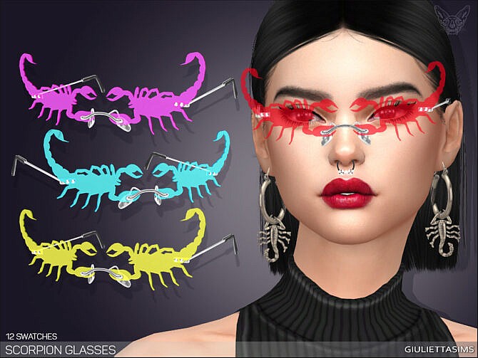 Rimless Scorpion Glasses by feyona at TSR