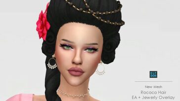 Rococo Hair EA version at Elfdor Sims