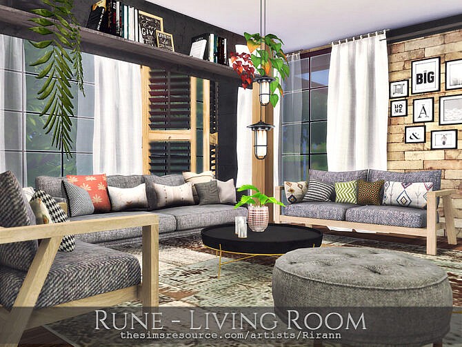 Rune Living Room by Rirann at TSR