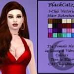 S-Club Victoria Hair Retexture by BlackCat27 at TSR