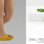 SMALL FRESH FRUIT SLIPPERS (TODDLER) at REDHEADSIMS