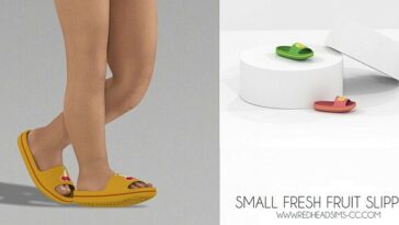 SMALL FRESH FRUIT SLIPPERS (TODDLER) at REDHEADSIMS