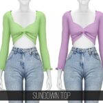 SUNDOWN TOP at Fifths Creations