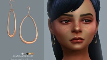 Sandra earrings Kids version by sugar owl at TSR