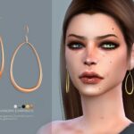 Sandra earrings by sugar owl at TSR