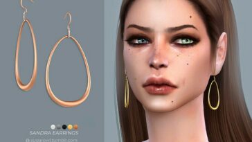 Sandra earrings by sugar owl at TSR