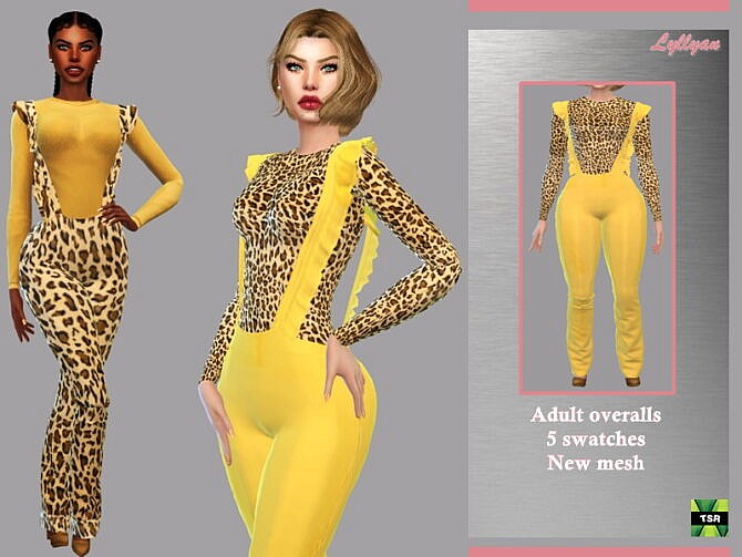 Sandra overalls by LYLLYAN at TSR