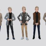 Santi Trench Coat Boys by McLayneSims at TSR