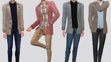 Santi Trench Coat by McLayneSims at TSR