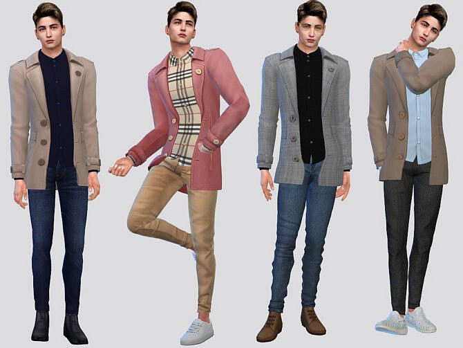 Santi Trench Coat by McLayneSims at TSR