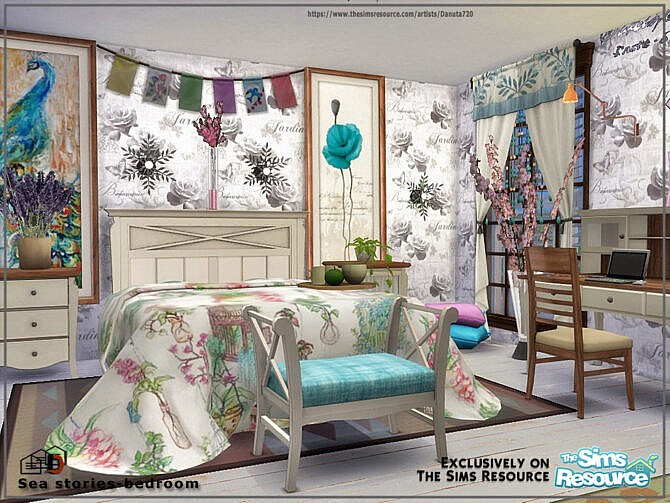 Sea stories bedroom by Danuta720 at TSR