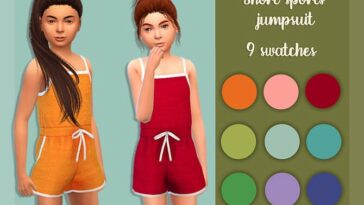 Short sports jumpsuit by MysteriousOo at TSR