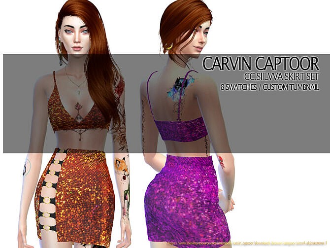 Siilvva Skirt Set by carvin captoor at TSR