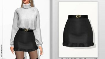 Siriana Skirt by KaTPurpura at TSR