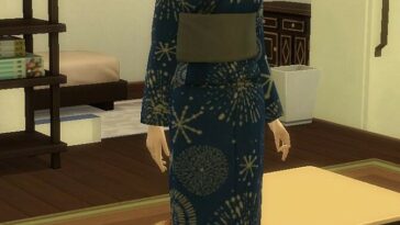 Snowy Escapes Yukata Recolor by Amarise at Mod The Sims 4