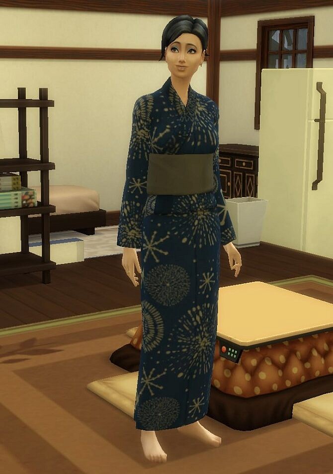 Snowy Escapes Yukata Recolor by Amarise at Mod The Sims 4