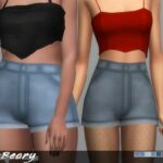 Soft Jean Shorts by MsBeary at TSR