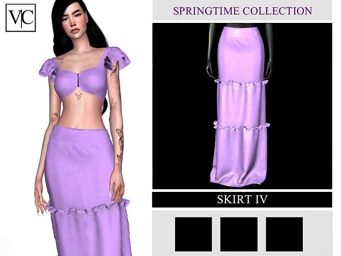 SpringTime Collection Skirt IV by Viy Sims at TSR