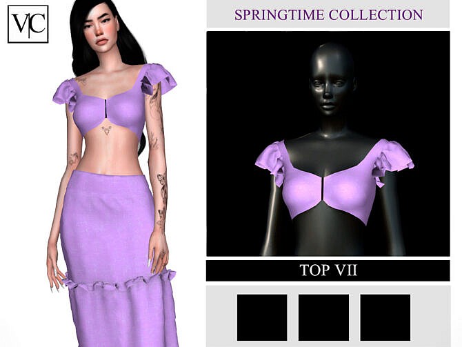 SpringTime Collection Top VII by Viy Sims at TSR