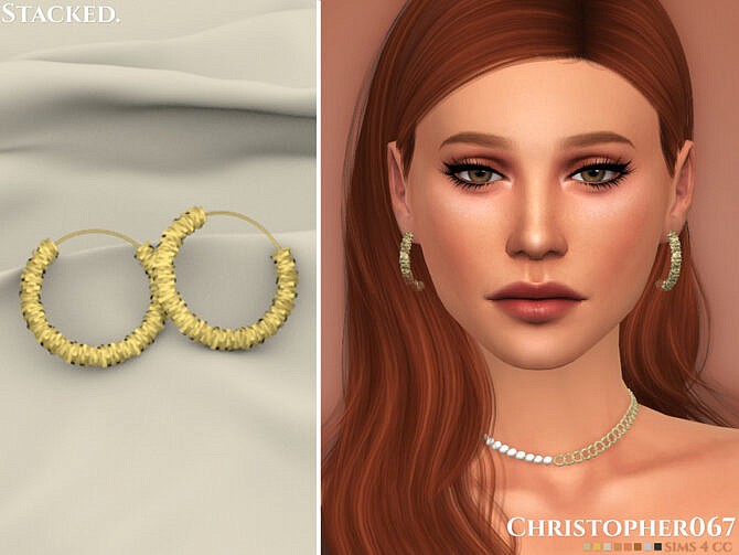 Stacked Earrings by Christopher067 at TSR