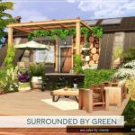 Surrounded by Green Eco cabin by Lhonna at TSR