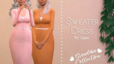 Sweater Dress by Dissia at TSR