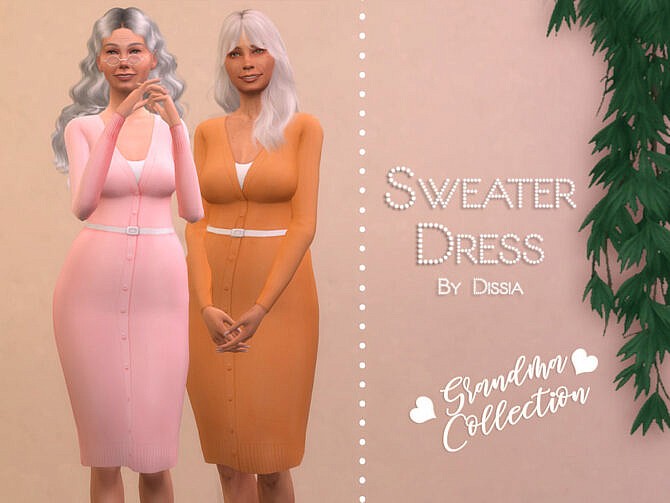 Sweater Dress by Dissia at TSR