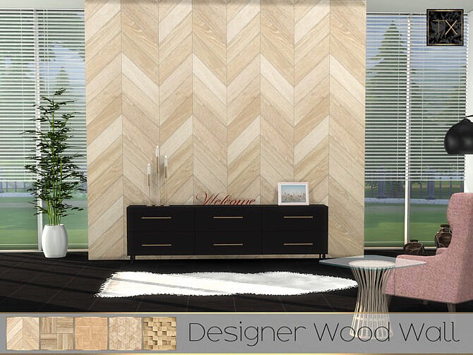 TX Designer Wood Wall by theeaax at TSR