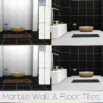 TX Marble Wall & Floor Tiles Set by theeaax at TSR