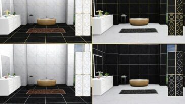 TX Marble Wall & Floor Tiles Set by theeaax at TSR