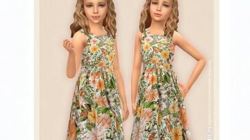 Thea Dress for Girls by lillka at TSR