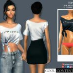 Tied Shirt by sims2fanbg at TSR