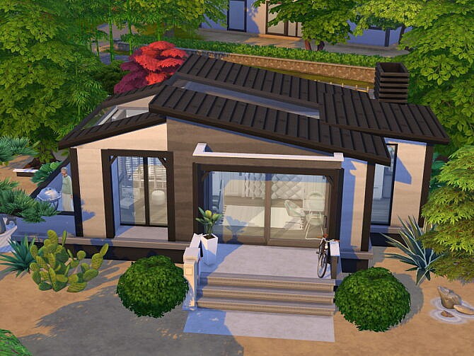 Tiny Modern Bungalow by Flubs79 at TSR