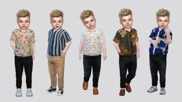 Toddler Casual Shirt by McLayneSims at TSR