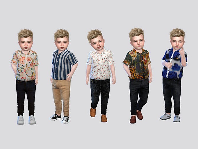 Toddler Casual Shirt by McLayneSims at TSR