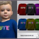 Toddler Sweater RPL98 by RobertaPLobo at TSR