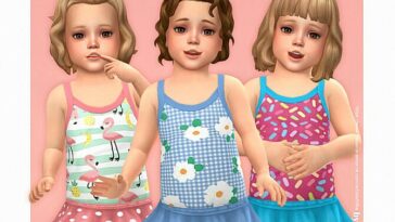 Toddler Swimsuit P16 by lillka at TSR