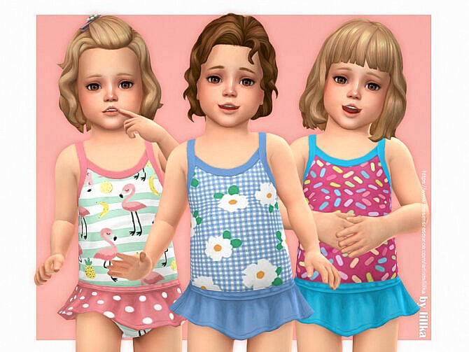 Toddler Swimsuit P16 by lillka at TSR