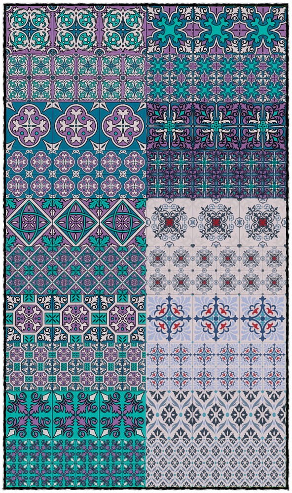 Totally Tiles Azulejo & Talavera Collection #1 by Wykkyd at Mod The Sims 4
