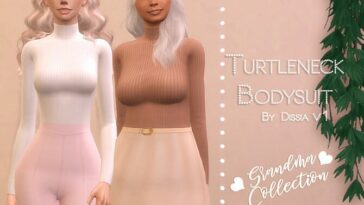 Turtleneck Bodysuit v1 by Dissia at TSR