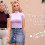 Turtleneck Bodysuit v2 by Dissia at TSR