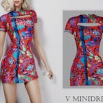 V Minidress by turksimmer at TSR