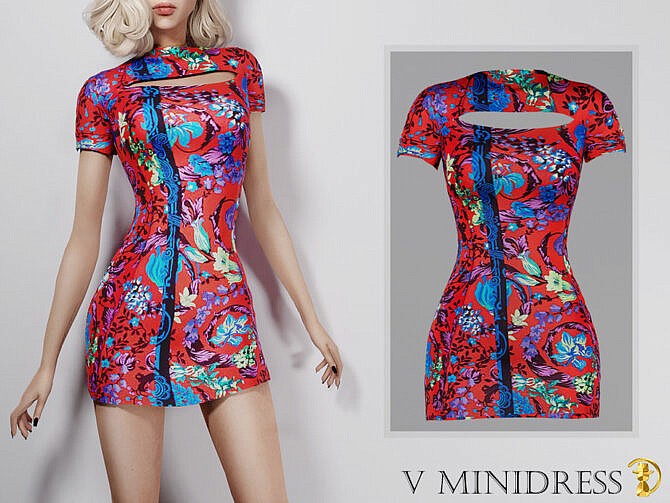 V Minidress by turksimmer at TSR