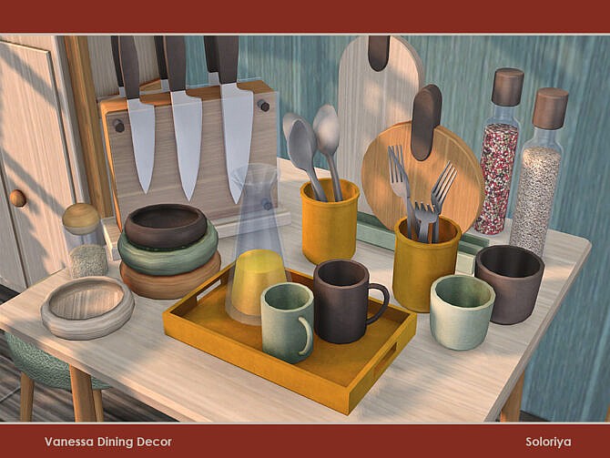 Vanessa Dining Decor by soloriya at TSR
