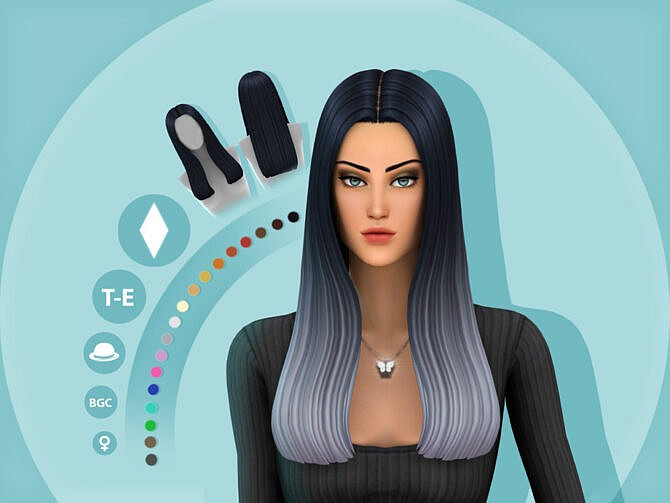 Vikai Hairstyle by simcelebrity00 at TSR