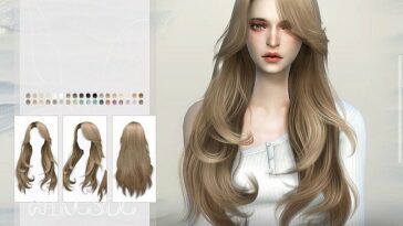 WINGS-TO0418 hair by wingssims at TSR