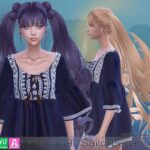 YU219 SailorLuna hair at Newsea Sims 4