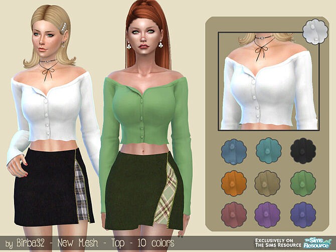 Ylenia top by Birba32 at TSR