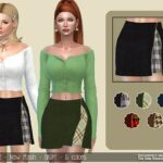 Zip Skirt by Birba32 at TSR