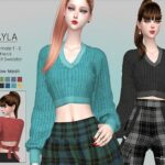 AYLA Knit Sweater by Helsoseira at TSR